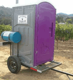 portable toilet rental for vineyard management